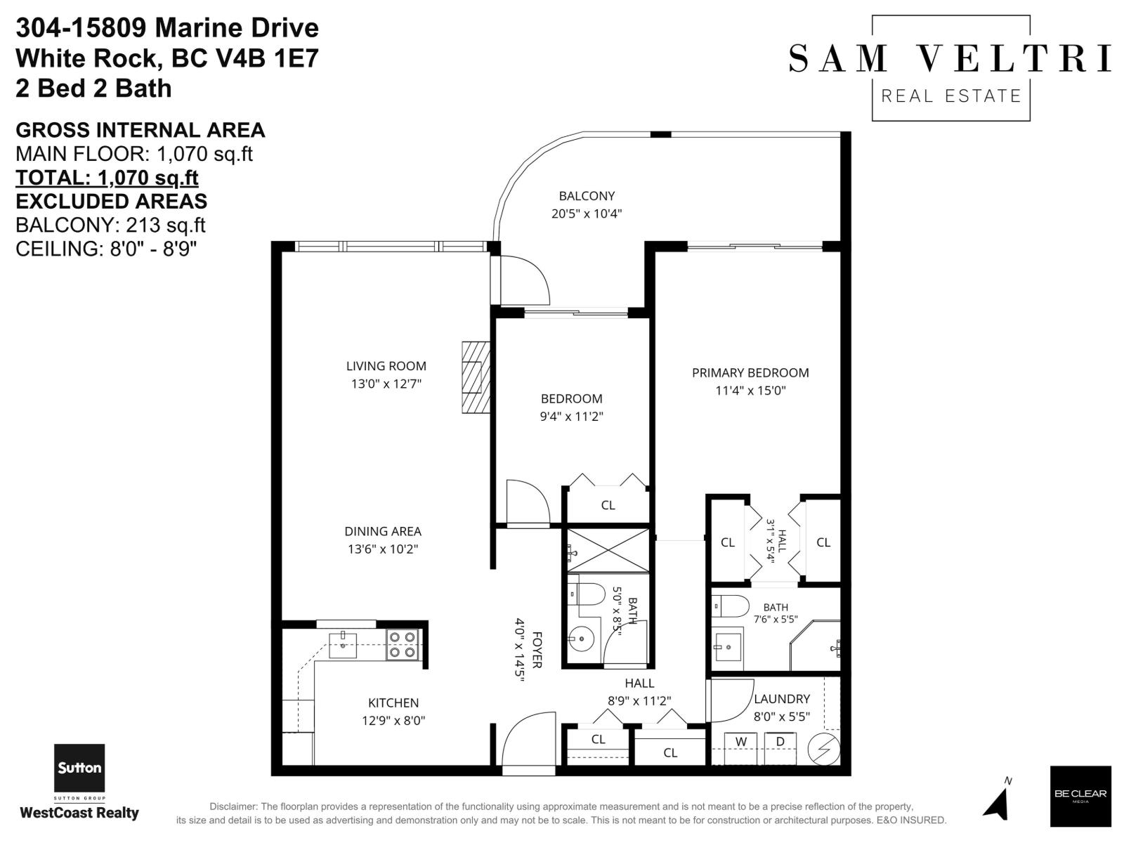 304 15809 Marine Drive, White Rock, British Columbia  V3B 1E7 - Photo 3 - R3172210