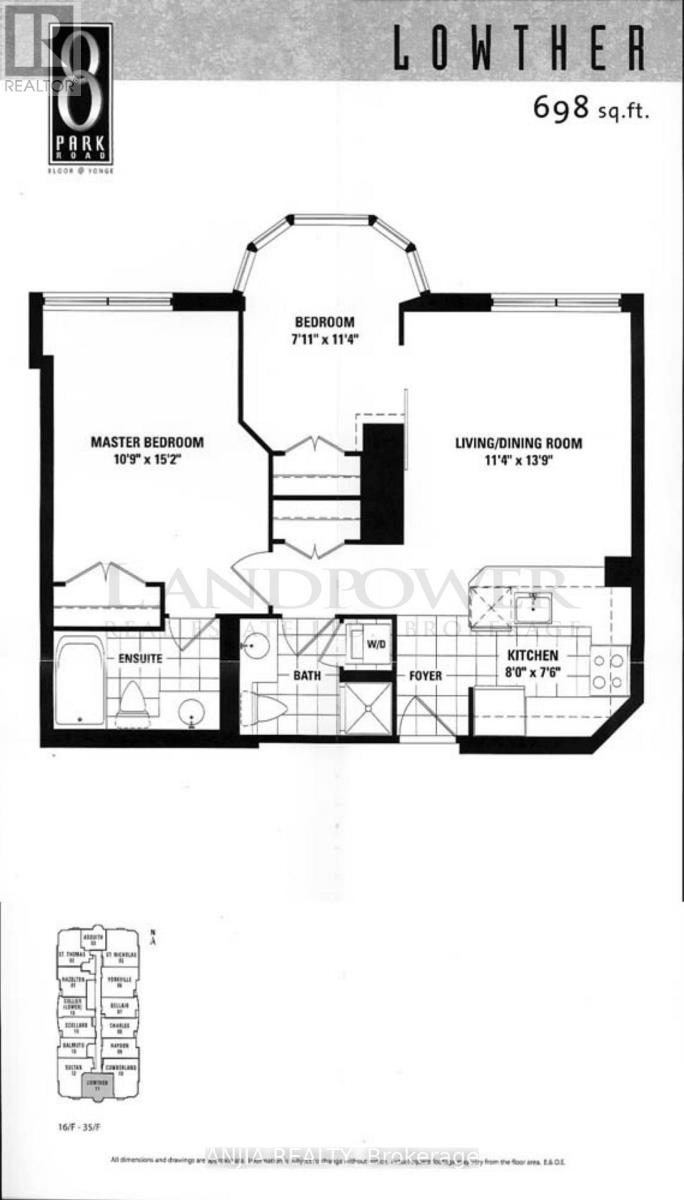 2011 - 8 Park Road, Toronto, Ontario  M4W 3S5 - Photo 6 - C13877342