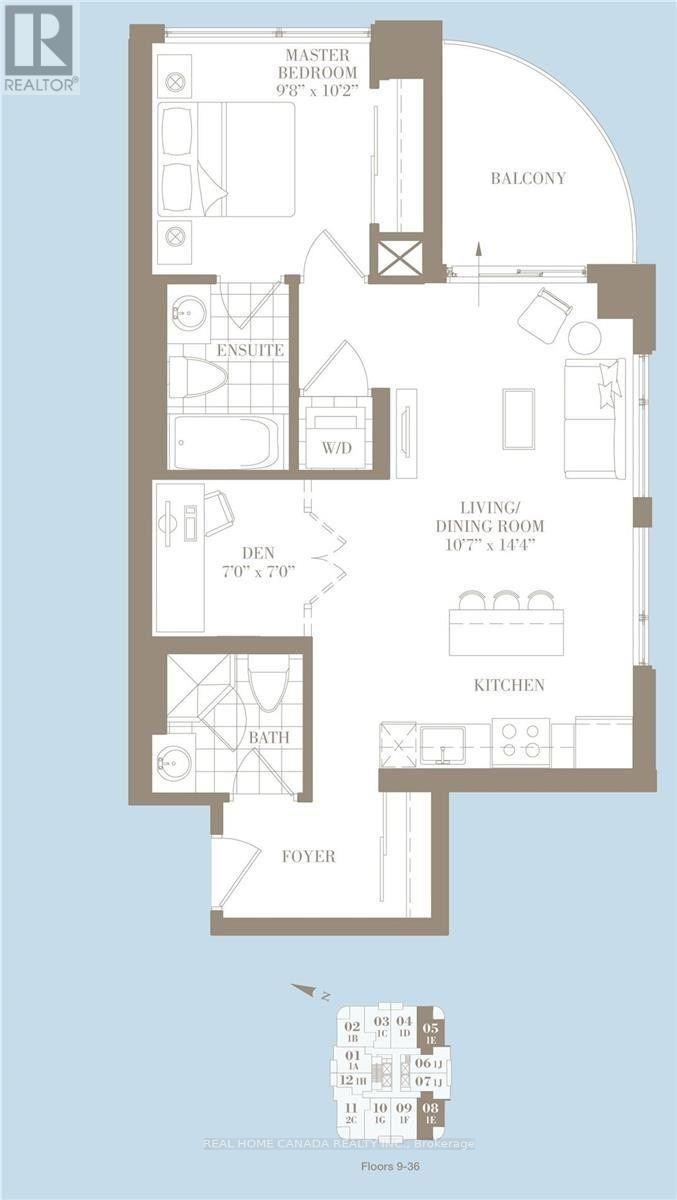 1305 - 385 Prince Of Wales Drive, Mississauga, Ontario  L5B 0C8 - Photo 15 - W13879636