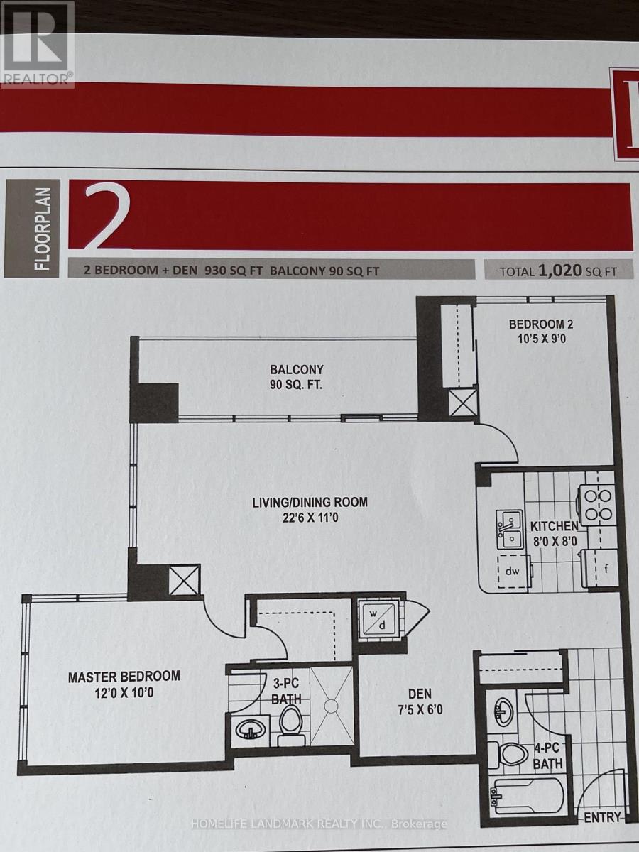 1002 - 4070 Confederation Parkway, Mississauga, Ontario  L5B 0E9 - Photo 14 - W13884894