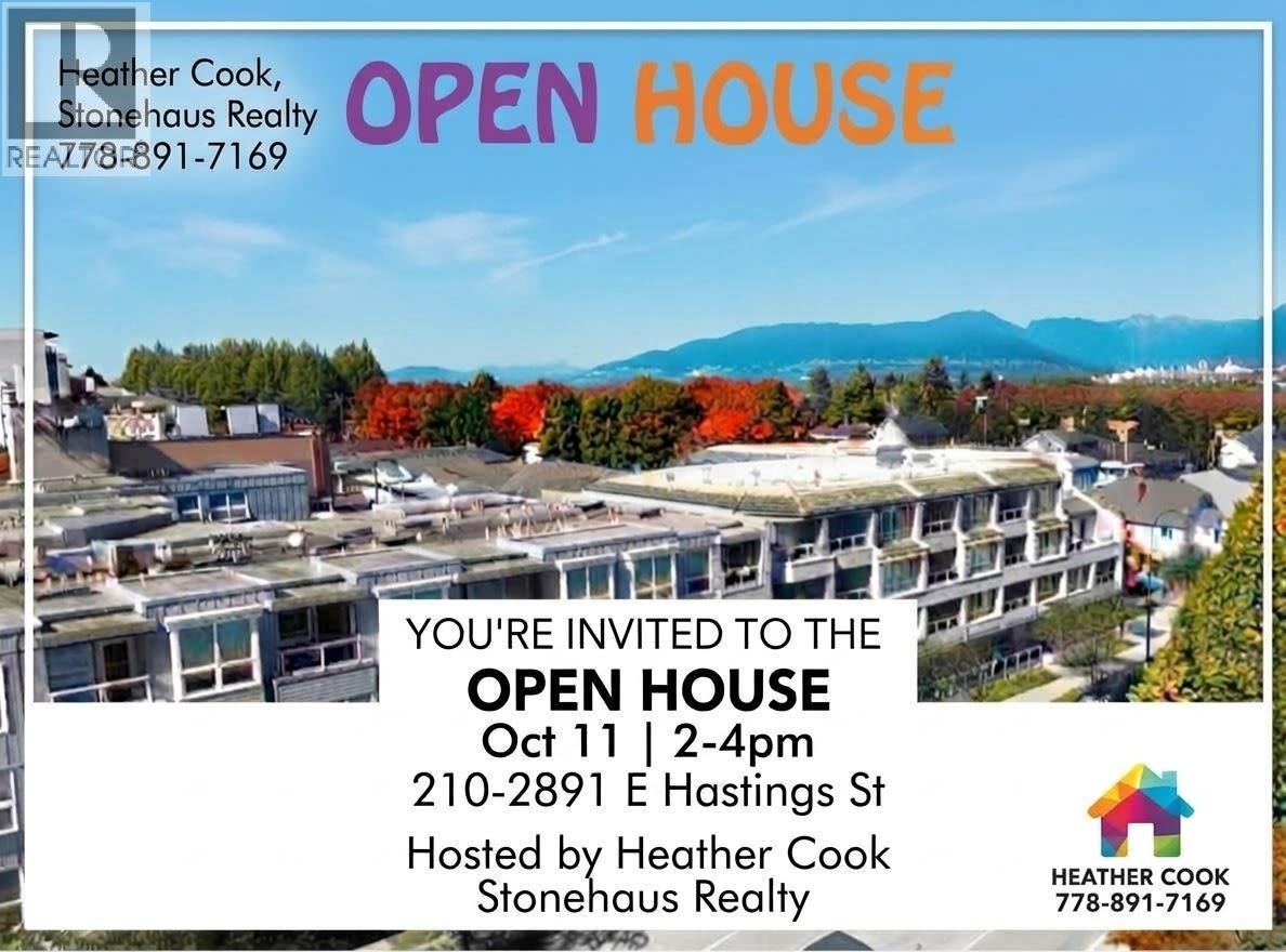 210 2891 E HASTINGS STREET, Vancouver, British Columbia