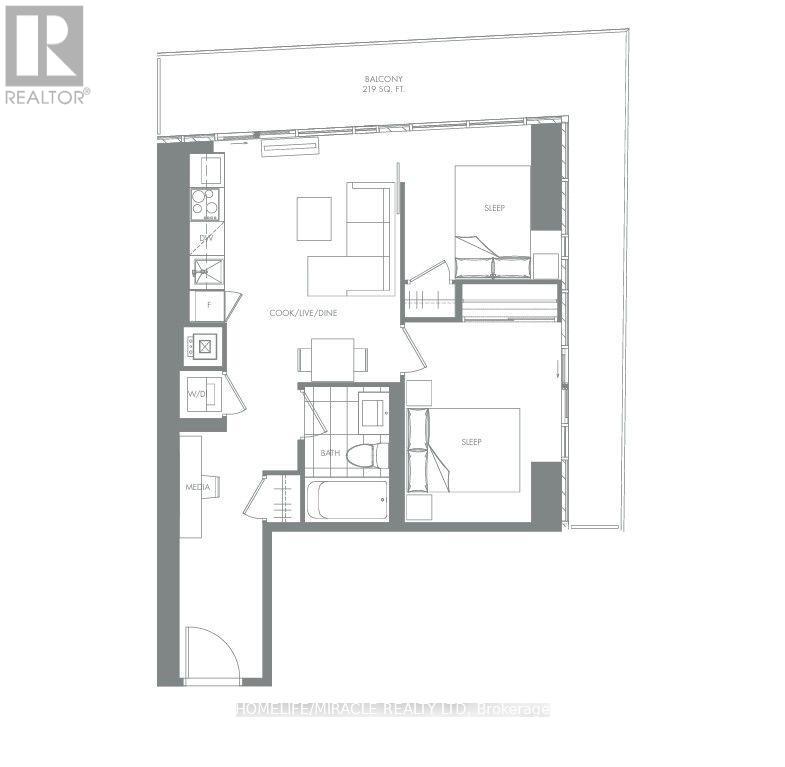 3709 - 3900 Confederation Parkway, Mississauga, Ontario  L5B 0M3 - Photo 20 - W14004316