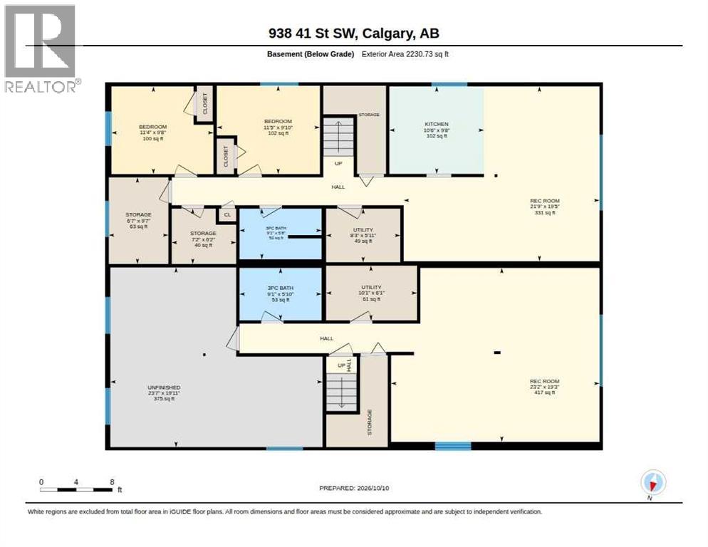 938 41 Street Sw, Calgary, Alberta  T3C 1X2 - Photo 47 - A2351907