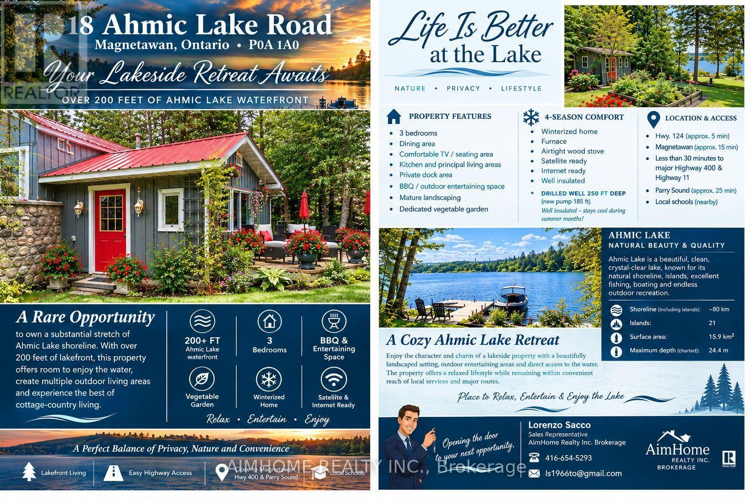 18 Ahmic Lake Road, Magnetawan, Ontario  P0A 1A0 - Photo 6 - X13859736