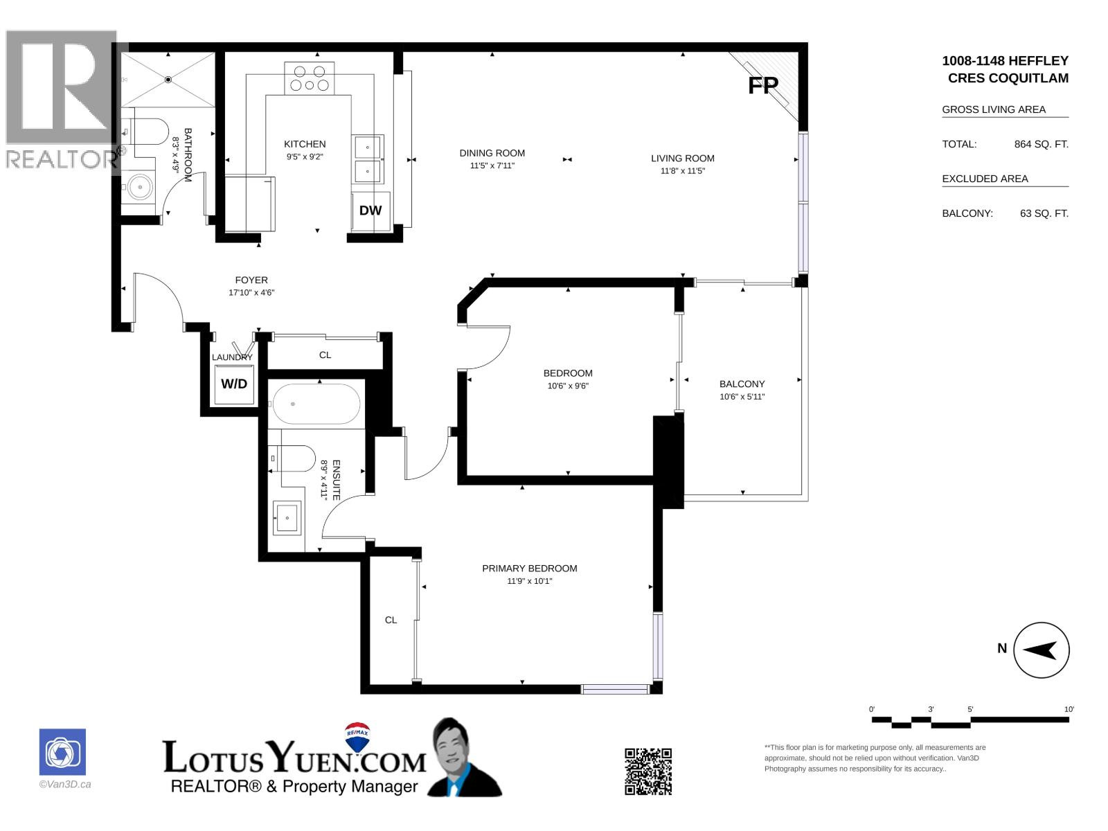 1008 1148 Heffley Crescent, Coquitlam, British Columbia  V3B 8A6 - Photo 38 - R3164440