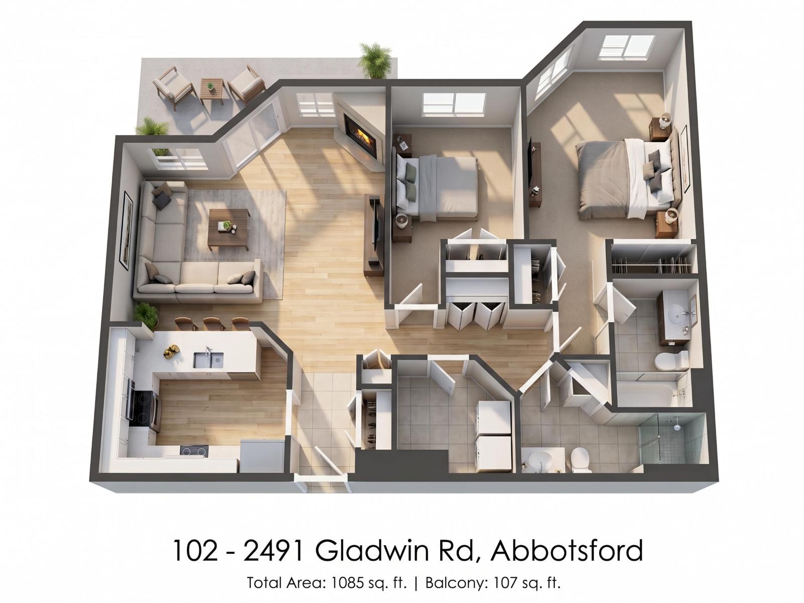 102 2491 Gladwin Road, Abbotsford, British Columbia  V2T 3N8 - Photo 32 - R3174507