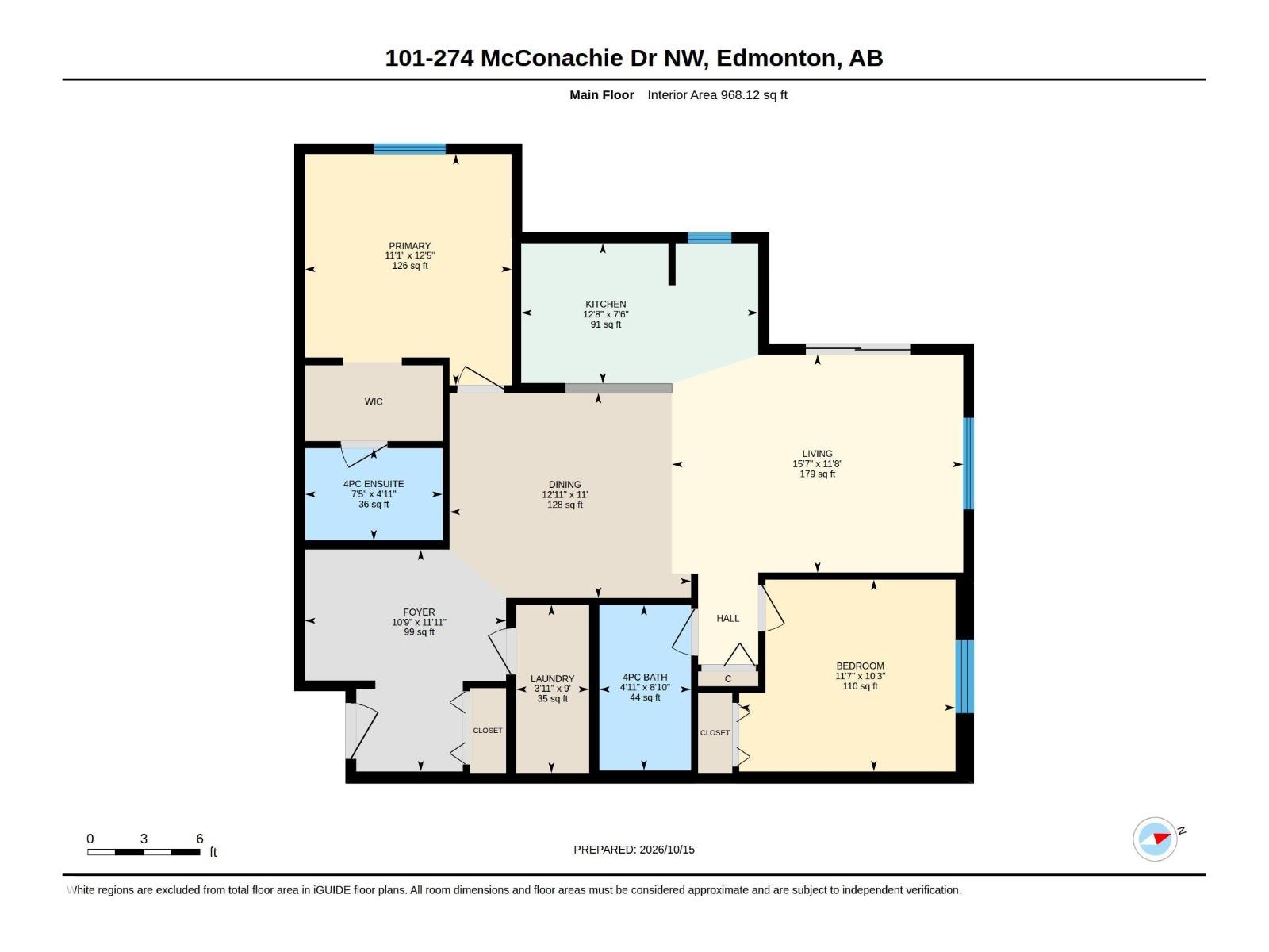 #101 274 MCCONACHIE DR NW
