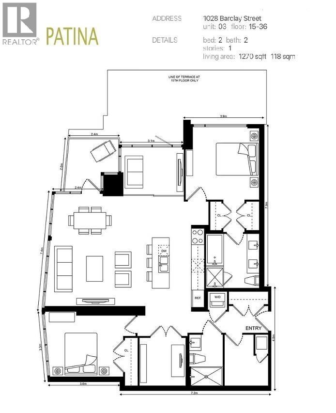 3103 1028 Barclay Street, Vancouver, British Columbia  V6E 0B1 - Photo 21 - R3176011