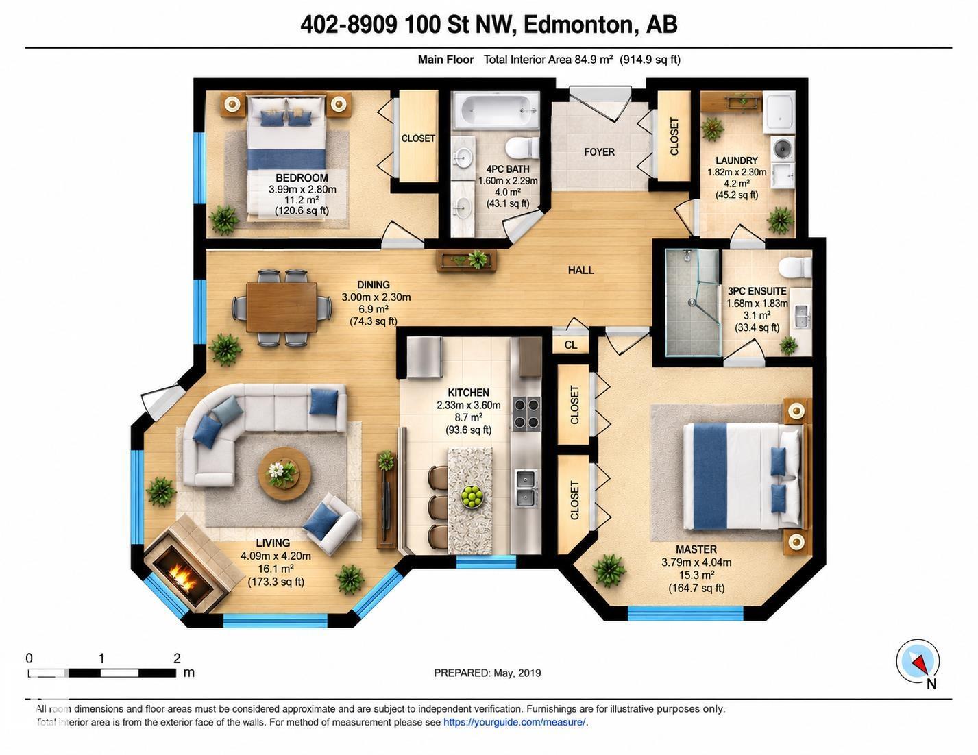 #402 8909 100 ST NW