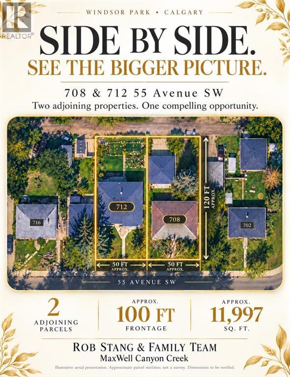 712 55 Avenue SW, Calgary, Alberta  T2V 0G3 - Photo 1 - A2335503