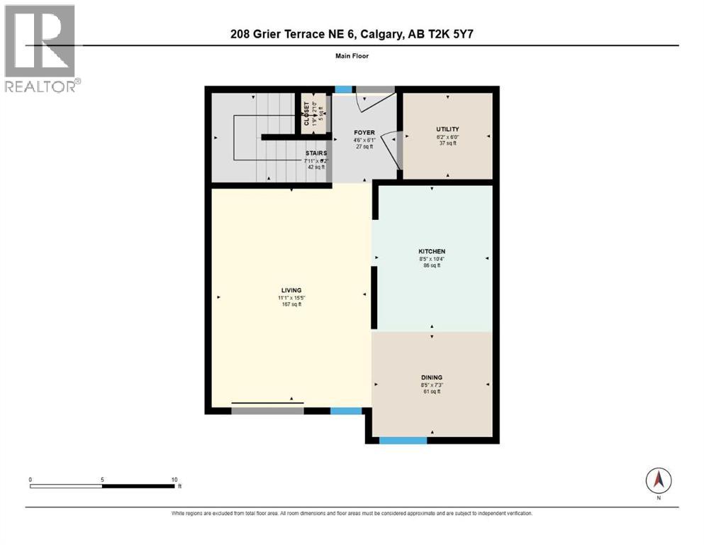 6, 208 Grier Terrace NE, Calgary, Alberta  T2K 5Y7 - Photo 22 - A2352735