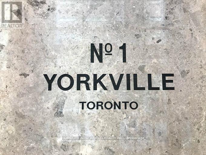 2904 - 1 YORKVILLE AVENUE, Toronto, Ontario