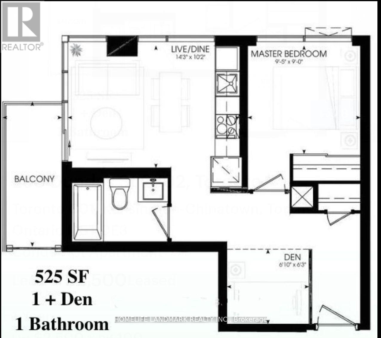 1802 - 280 Dundas Street W, Toronto, Ontario  M5T 0E3 - Photo 16 - C14091184