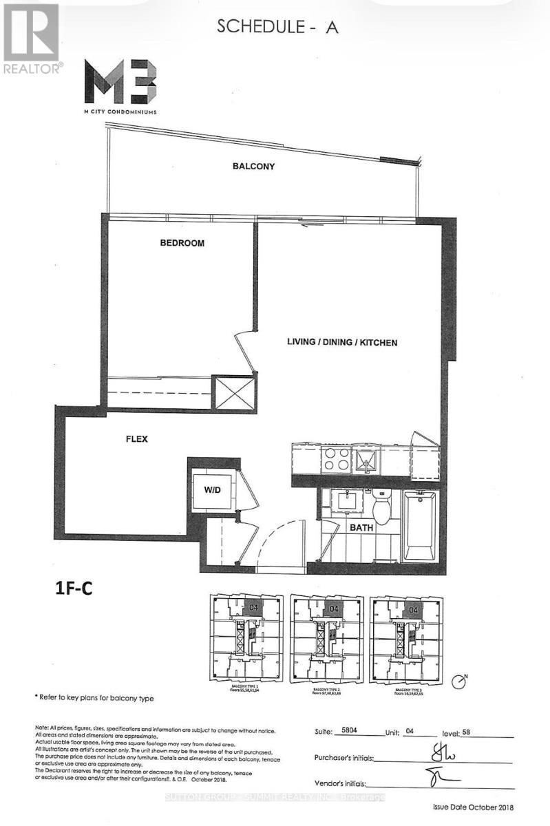 5804 - 448 Burnhamthorpe Road W, Mississauga, Ontario  L5B 0R4 - Photo 12 - W14091400