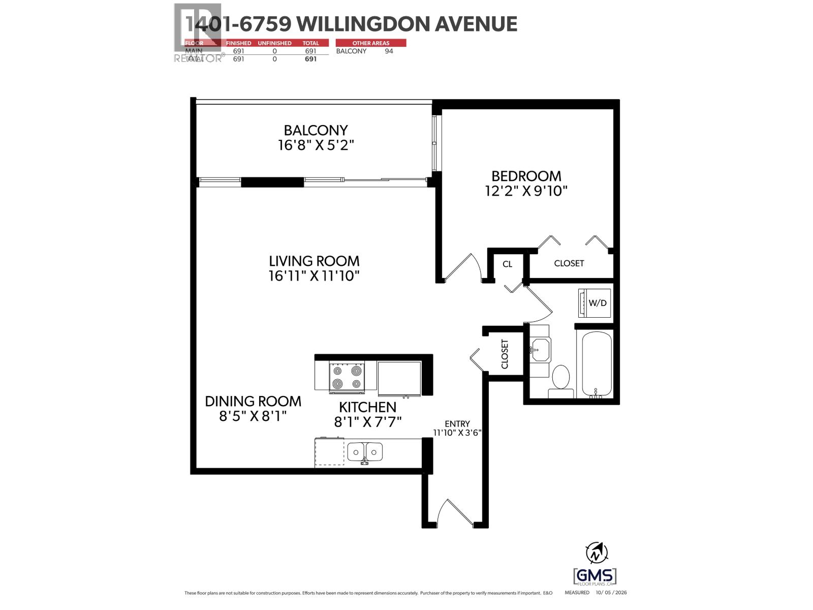 1401 6759 Willingdon Avenue, Burnaby, British Columbia  V5H 3Y9 - Photo 33 - R3176144