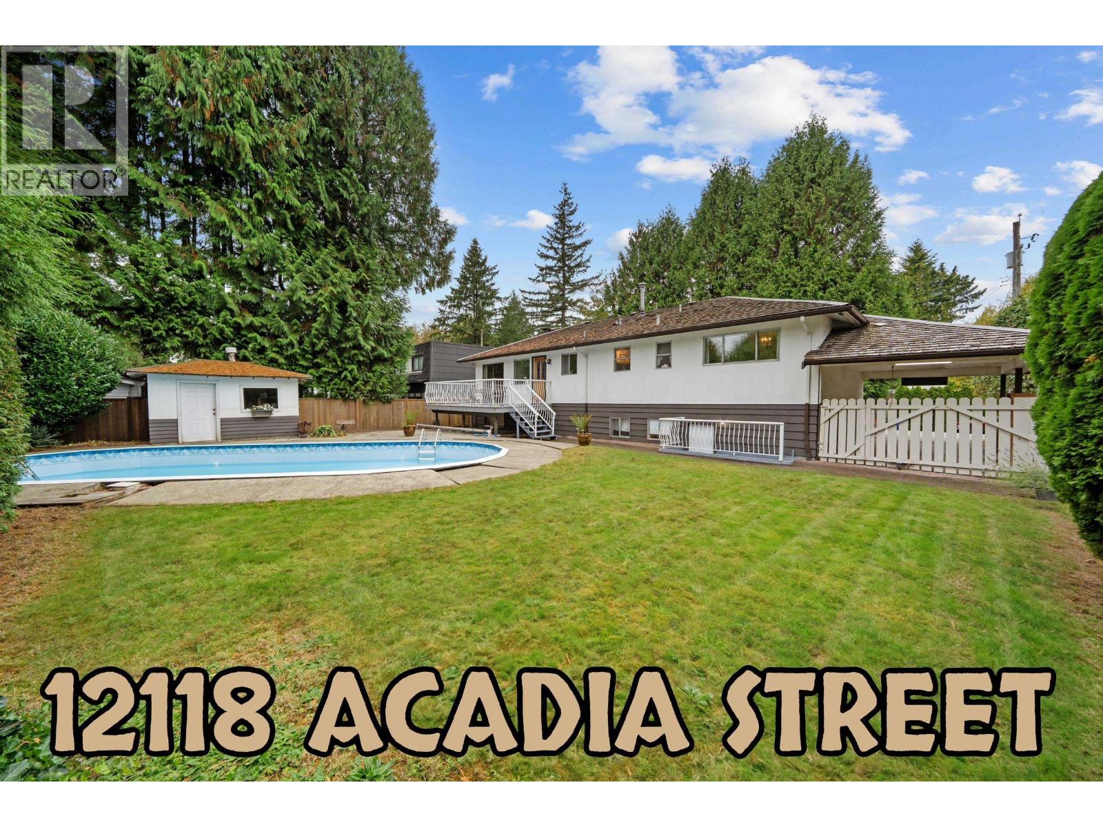 12118 ACADIA STREET, maple ridge, British Columbia