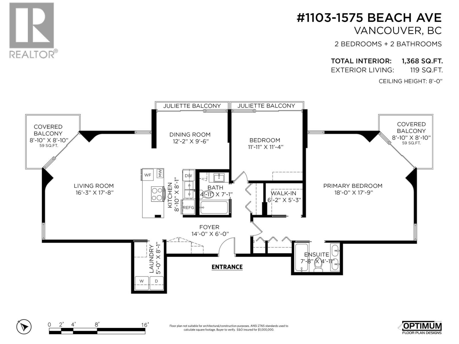 1103 1575 Beach Avenue, Vancouver, British Columbia  V6G 1Y5 - Photo 39 - R3176580