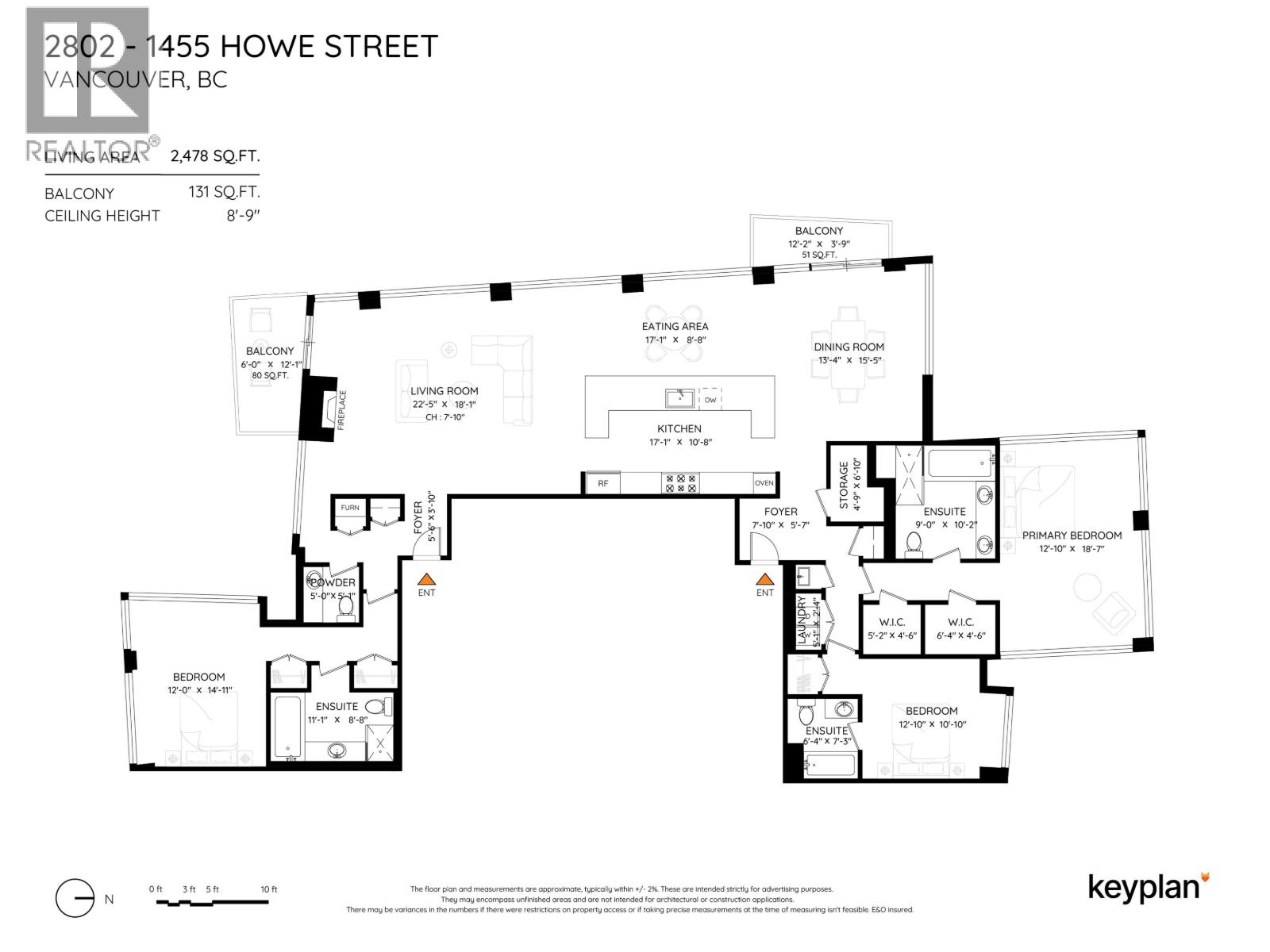 2802 1455 Howe Street, Vancouver, British Columbia  V6Z 1C2 - Photo 14 - R3177072