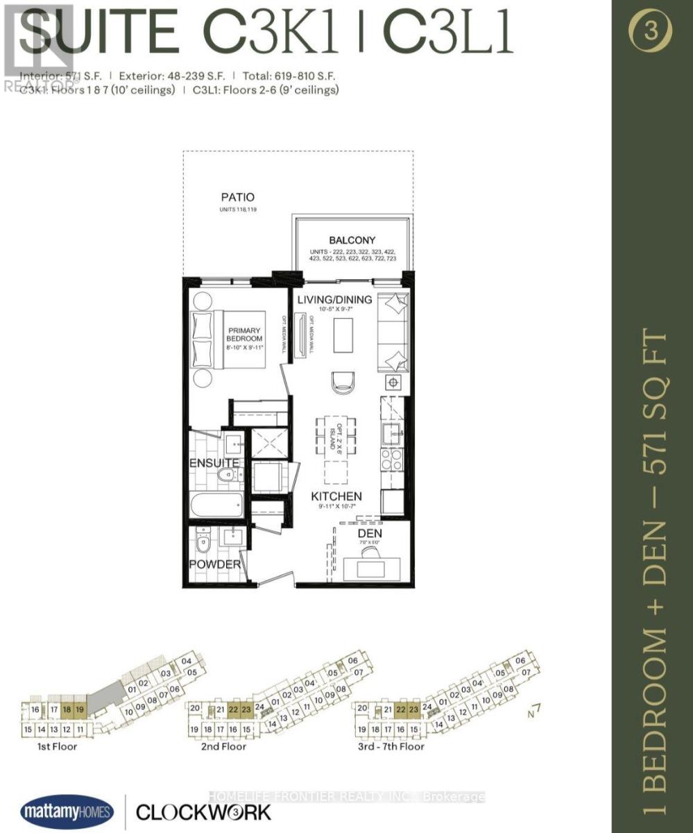 722 - 3008 William Cutmore Boulevard, Oakville, Ontario  L6H 8E7 - Photo 16 - W14100124