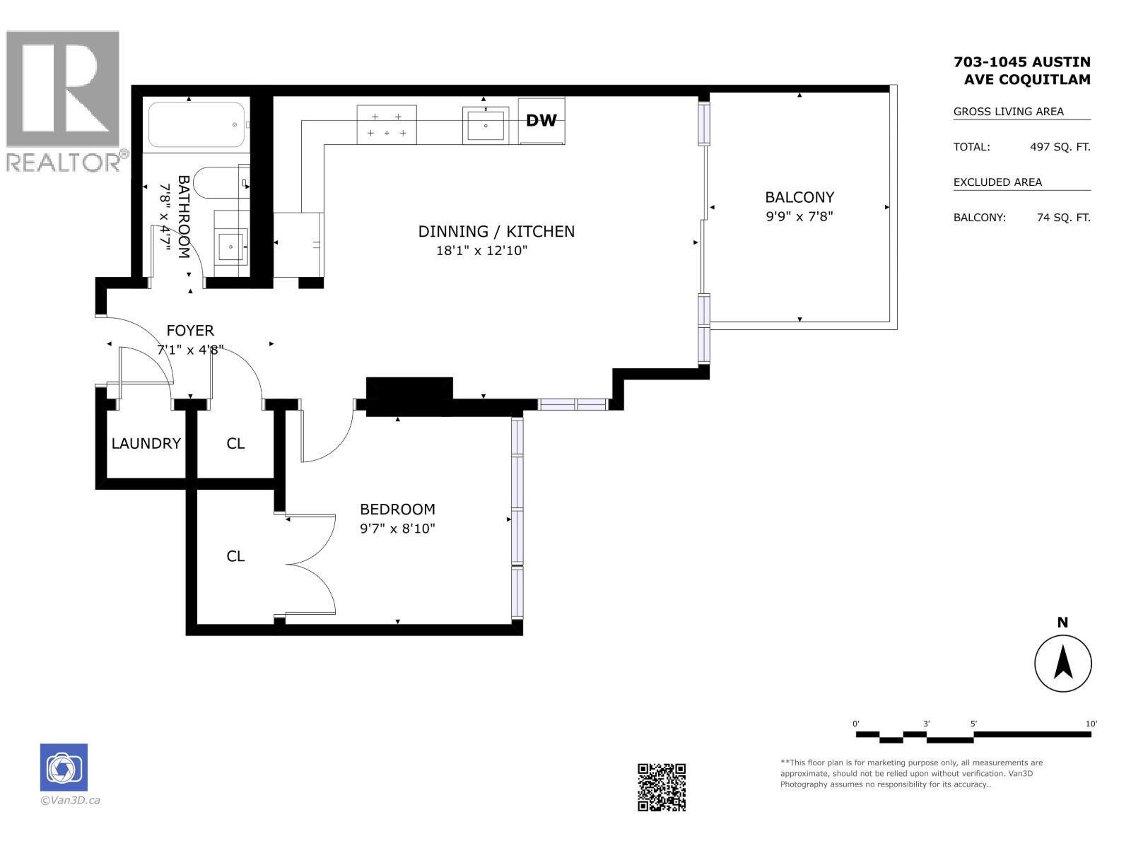 703 1045 Austin Avenue, Coquitlam, British Columbia  V3K 0G9 - Photo 24 - R3177027