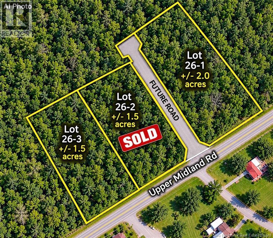 Lot 26-1 Upper Midland Road, Springfield, New Brunswick  E5T 1Z5 - Photo 1 - NB150017