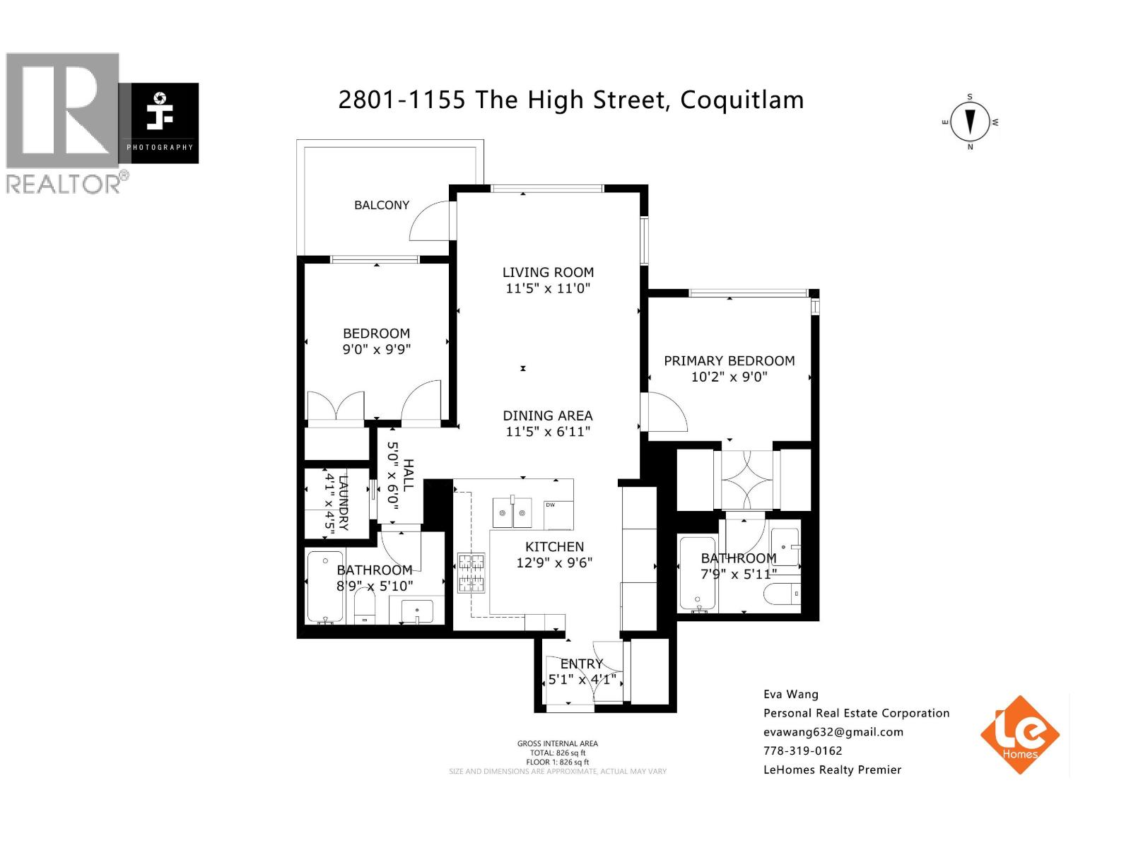 2801 1155 The High Street, Coquitlam, British Columbia  V3B 7W4 - Photo 31 - R3177515