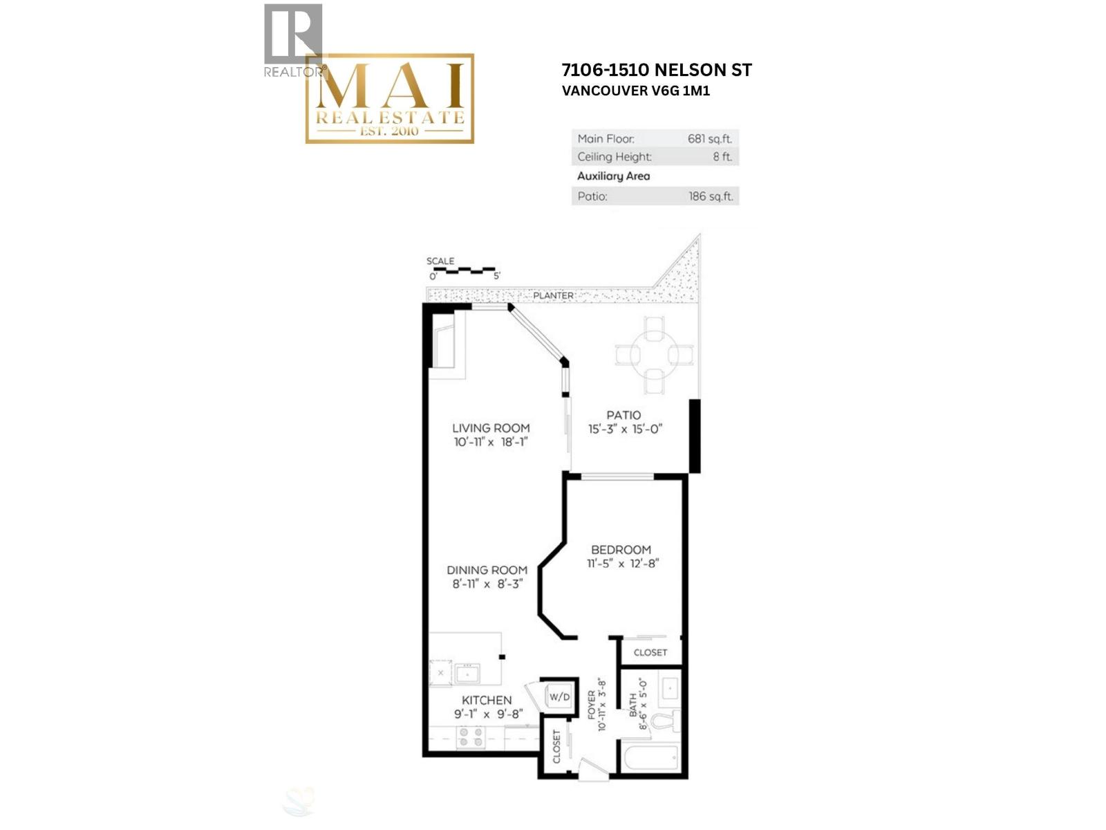 106 1510 Nelson Street, Vancouver, British Columbia  V6G 1M1 - Photo 17 - R3177563