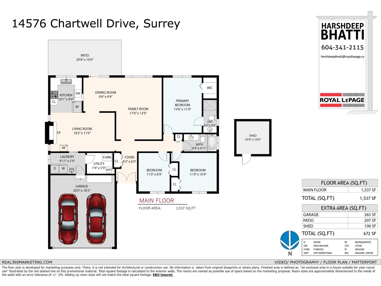 14576 Chartwell Drive, Surrey, British Columbia  V3S 5E4 - Photo 2 - R3177198
