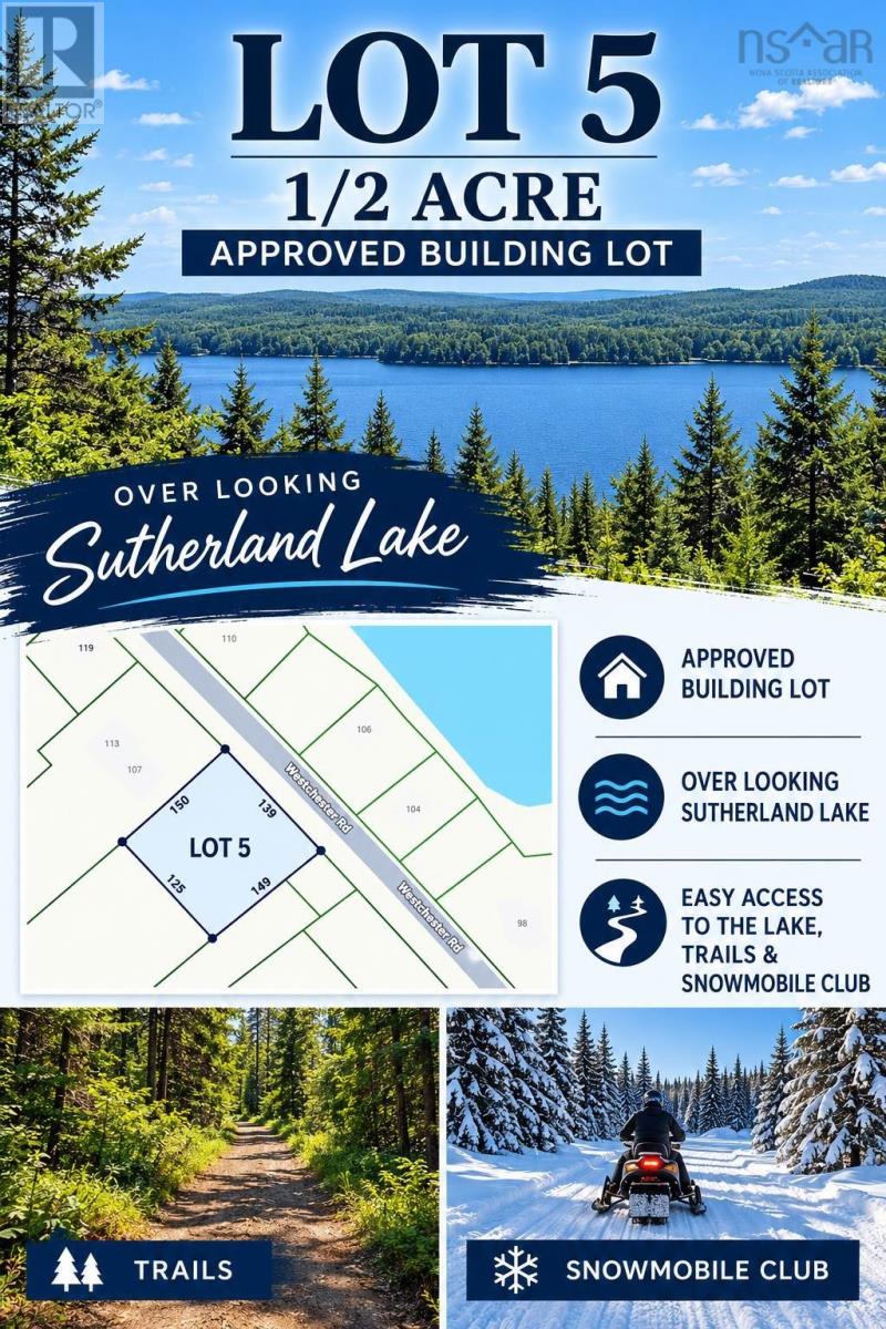 Lot 5 Westchester Road, Sutherland Lake, Nova Scotia