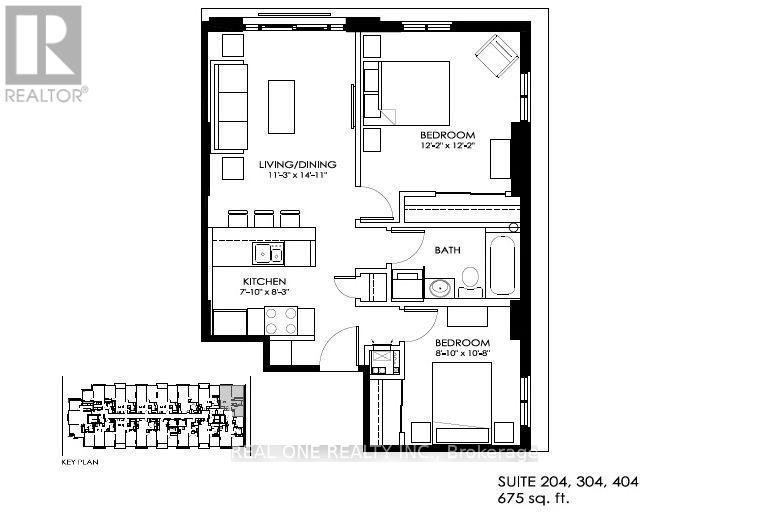 404 - 810 King Street W, Hamilton, Ontario  L8S 0A7 - Photo 2 - X14105006