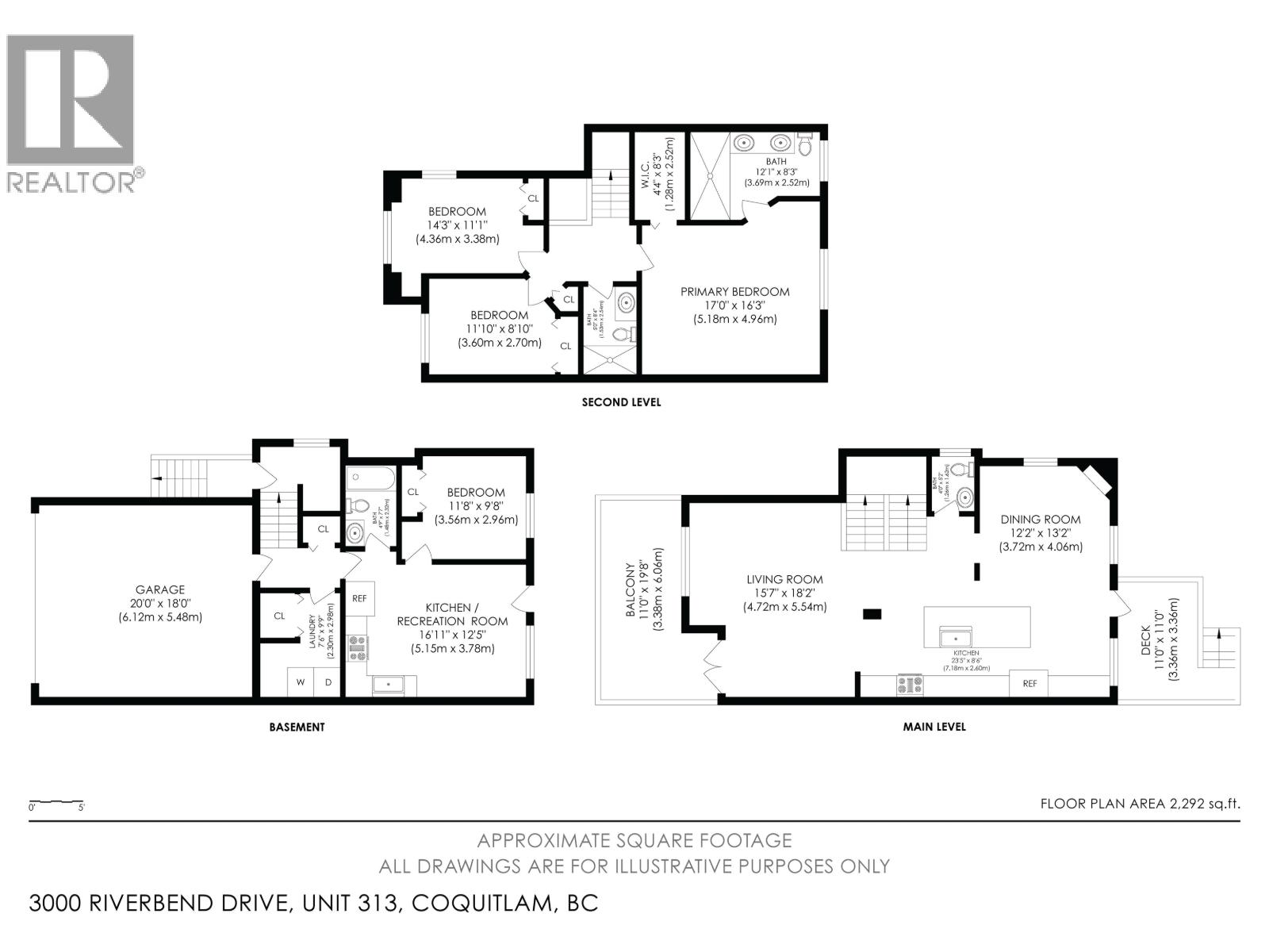 313 3000 Riverbend Drive, Coquitlam, British Columbia  V3C 6R1 - Photo 33 - R3177768