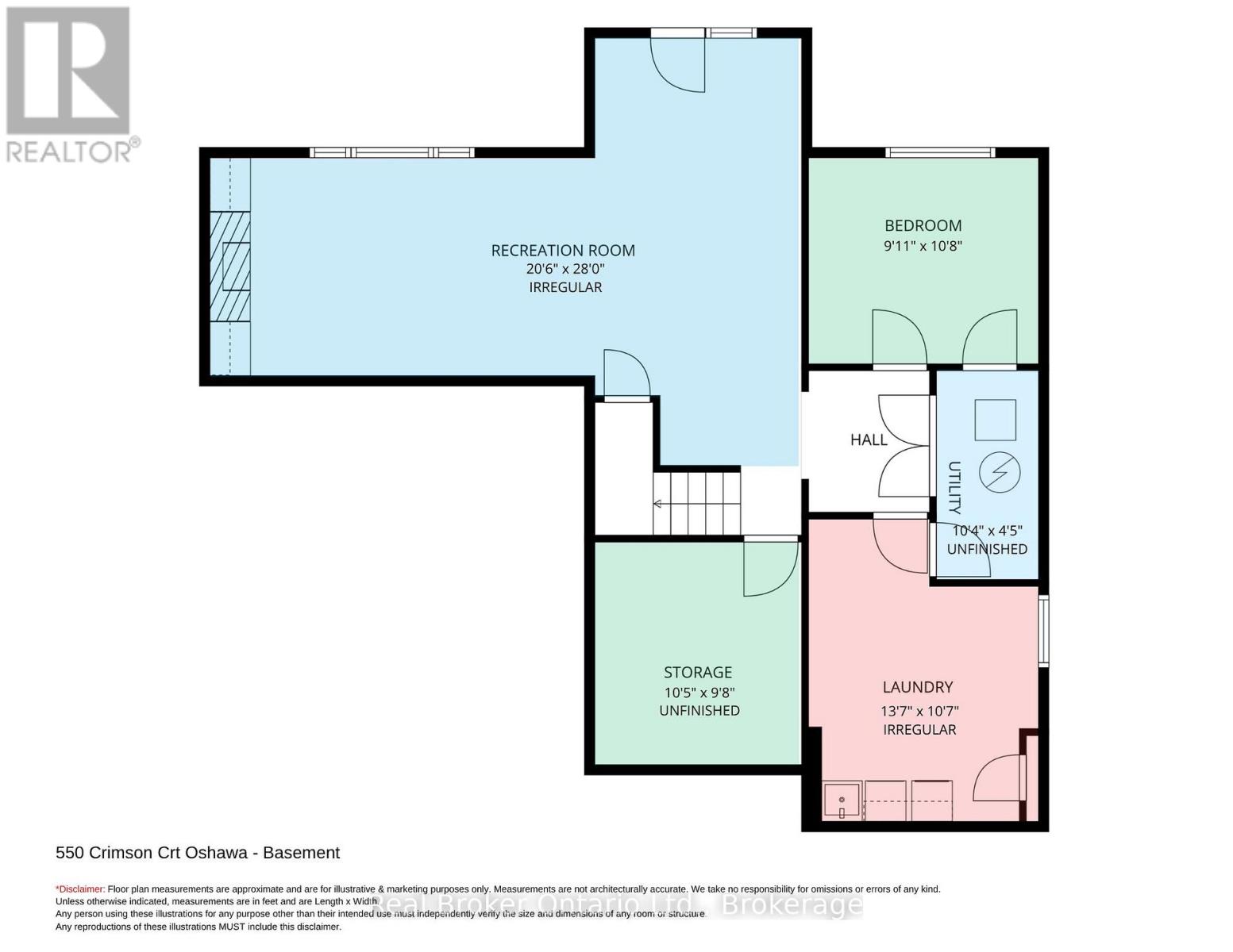 550 Crimson Court, Oshawa, Ontario  L1J 8E1 - Photo 49 - E14106482