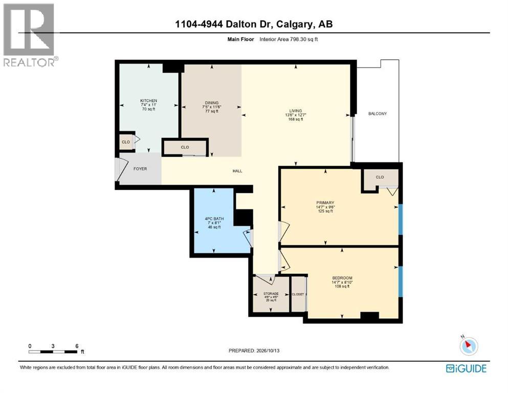 1104, 4944 Dalton Drive Nw, Calgary, Alberta  T3A 2E6 - Photo 7 - A2351867