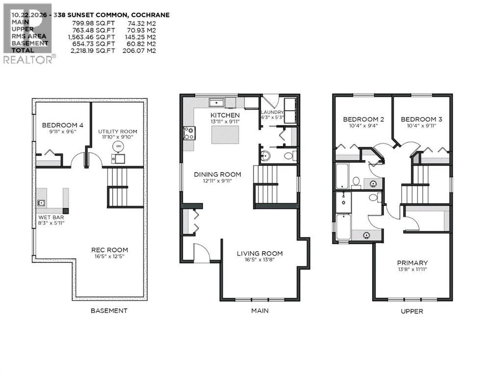 338 Sunset Common, Cochrane, Alberta  T4C 0L7 - Photo 29 - A2354018