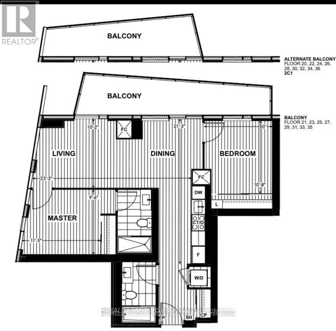 3306 - 470 Front Street W, Toronto, Ontario  M5V 0V6 - Photo 10 - C14099684