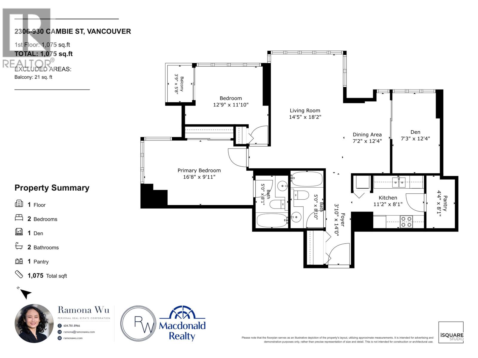2306 930 Cambie Street, Vancouver, British Columbia  V6B 5Y1 - Photo 25 - R3178509