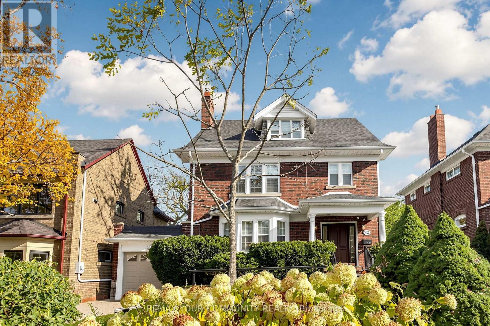 A Rare Offering on Grenadier Heights. Set on a quiet cul-de-sac in the heart of one of Swansea's most coveted and tightly held streets, this exceptional family home offers something increasingly difficult to find in the city: approx. 2,600 sq. ft. of above-grade living on substantial land that has already been beautifully designed, landscaped and fully realized.This 4+1 bedroom, 4 bathroom home offers generous principal rooms, original character and everyday functionality. A well-appointed kitchen with centre island, newly created walk-in pantry, formal living and family rooms with cozy fireplaces, tasteful updates that honour the home's original elegance, and pot lights throughout the entire home.The completely renovated lower level significantly expands the possibilities, with a brand-new kitchen and island, new S/S appliances, open living area, bedroom, bathroom, dedicated laundry and two separate entrances - ideal for extended family, a nanny or guests, with the flexibility of potential income.Exceptional parking includes a tandem two-car garage plus two driveway spaces.The backyard is one of this home's most remarkable features - a private oasis and an entire outdoor living environment in its own right. Thoughtfully designed across multiple levels, it offers distinct spaces for dining, entertaining, gathering and play. Expansive stone and interlocking terraces, a fire-pit area, mature landscaping and a generous lower lawn create a series of beautiful, functional outdoor rooms. This is not simply a large lot, but substantial city land transformed into a fully realized family lifestyle.Moments from High Park, Grenadier Pond, Bloor West Village, schools, transit, parks and trails. The terrace photo is virtually staged. (id:48254)