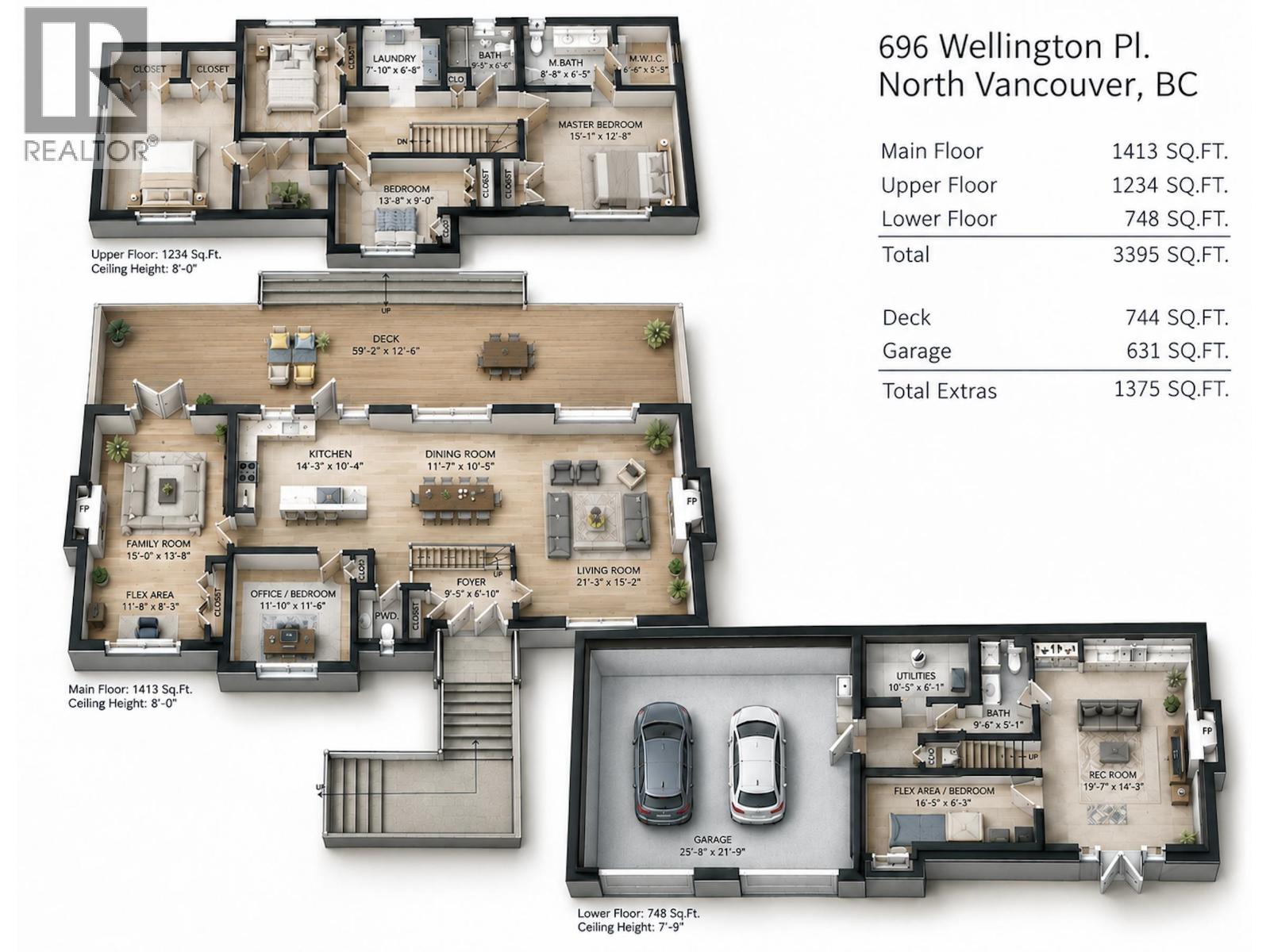 696 Wellington Place, North Vancouver, British Columbia  V7K 3A1 - Photo 6 - R3178556