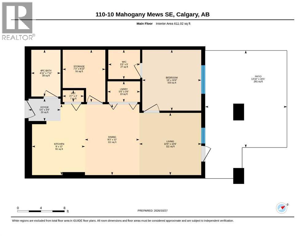 110, 10 Mahogany Mews SE, Calgary, Alberta  T3M 2R1 - Photo 30 - A2354883
