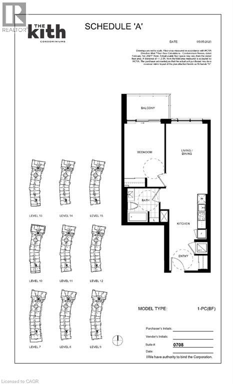 2485 W Eglinton Avenue Unit# 708, Mississauga, Ontario  L5M 2T1 - Photo 14 - 40874140