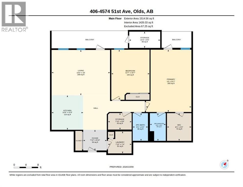 406, 4574 51 Avenue, Olds, Alberta  T4H 0G3 - Photo 35 - A2351044
